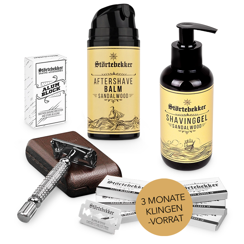 Anti Skin-Irritation Set Premium + Free Aftershave