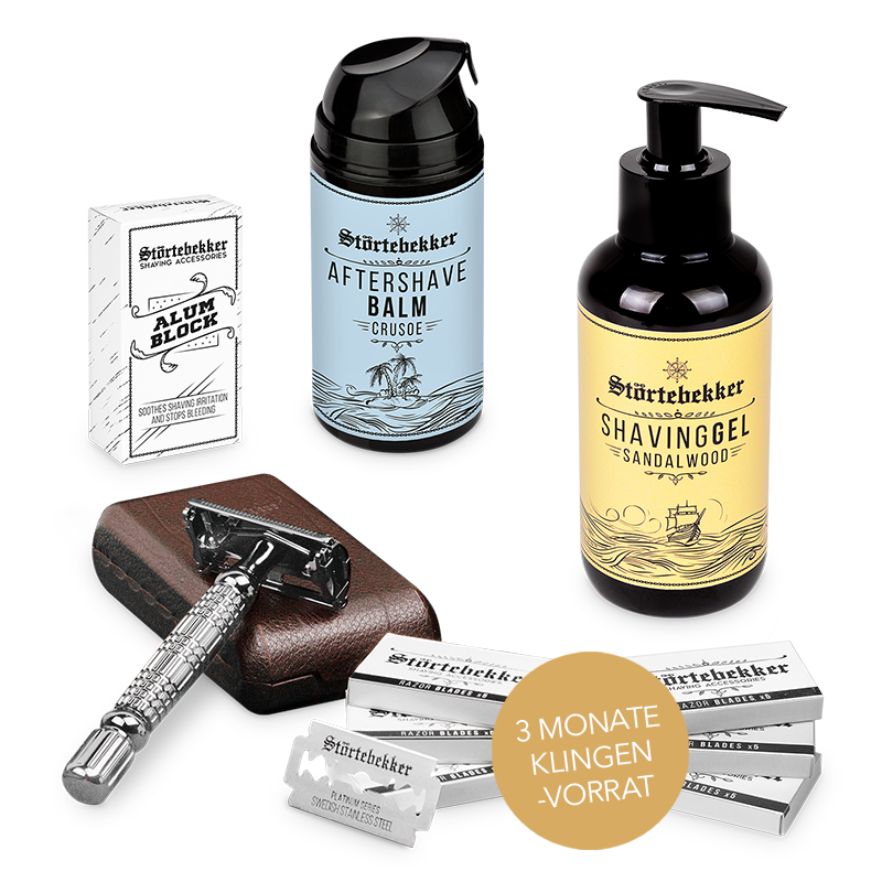 Anti Skin-Irritation Set Premium + Free Aftershave