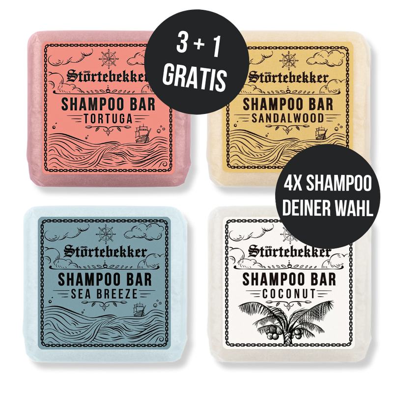 LIMITIERT 3+1 Gratis Shampoo-Deal