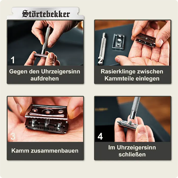 Premium Safety Razor 'Rostock'