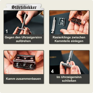 Premium Safety Razor Solingen - Steel