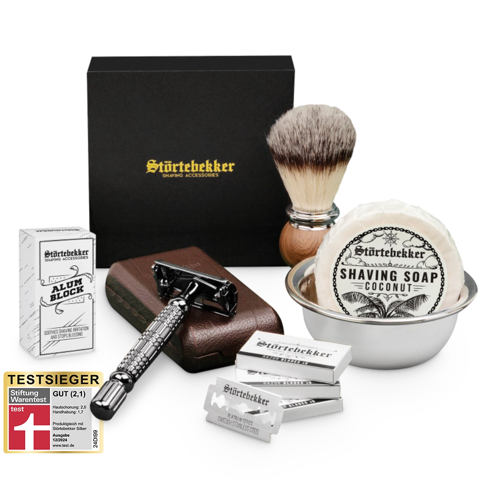 Shaving Set - Safety Razor Black