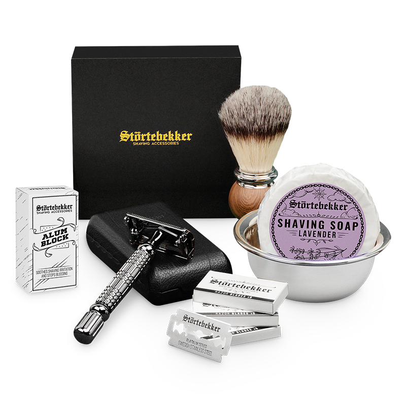 Shaving Set - Safety Razor Black