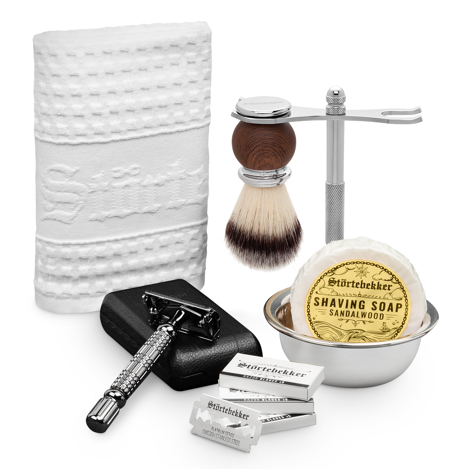 Connoisseur Set - Safety Razor Black