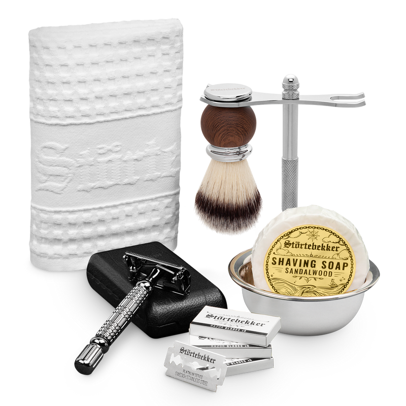 Connoisseur Set - Safety Razor Black