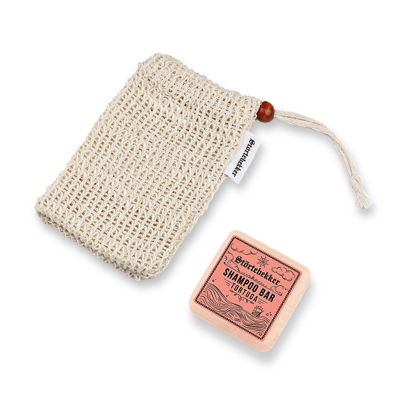 Solid Shampoo & Sisal Bag Set