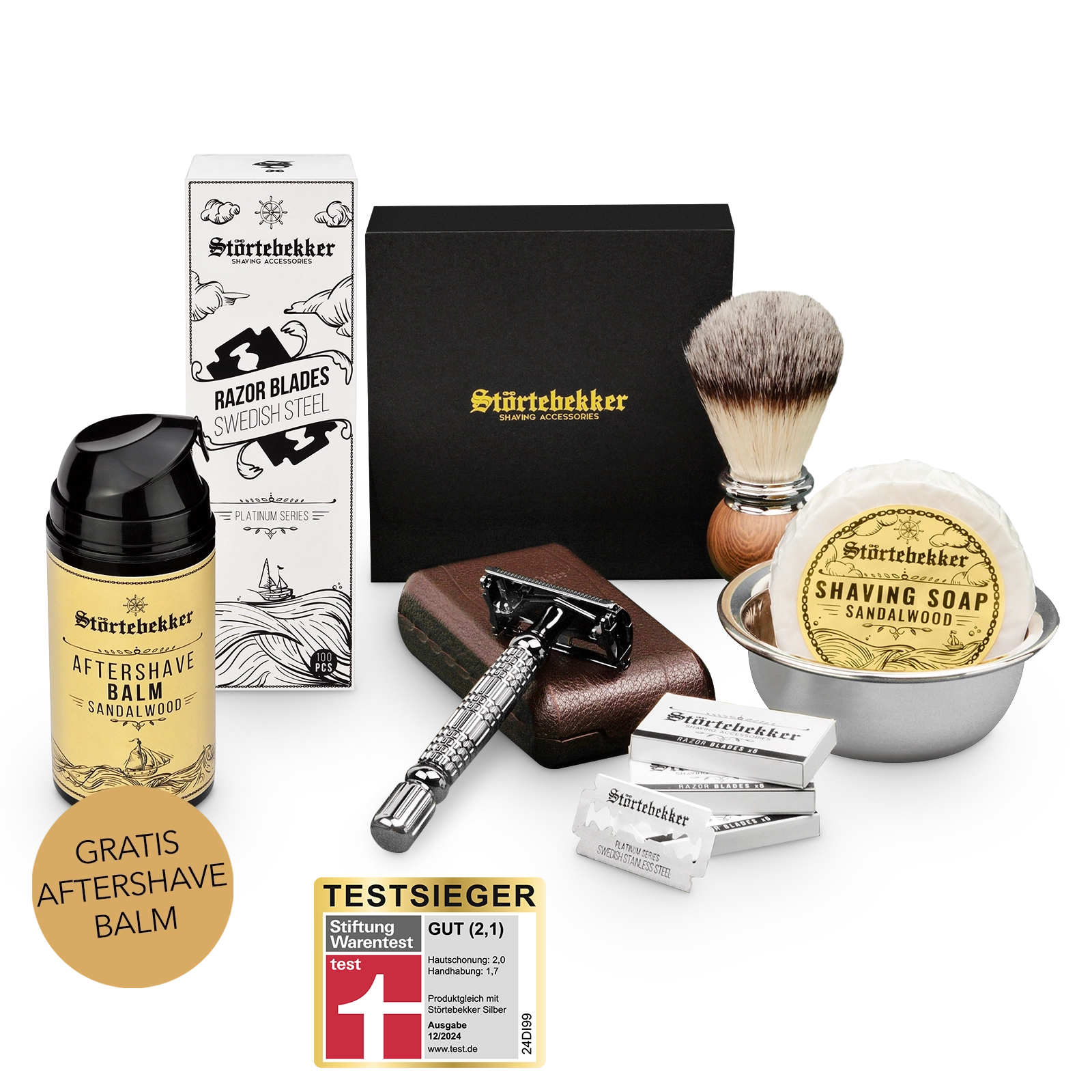 Anti Hautirritationen Set Premium + Gratis Aftershave