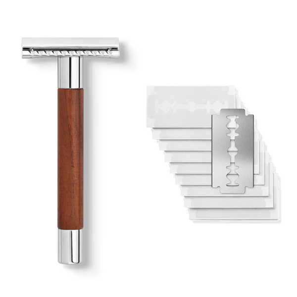 Premium Safety Razor Solingen - Walnut