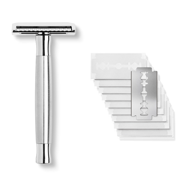 Premium Safety Razor Solingen - Silver Matt