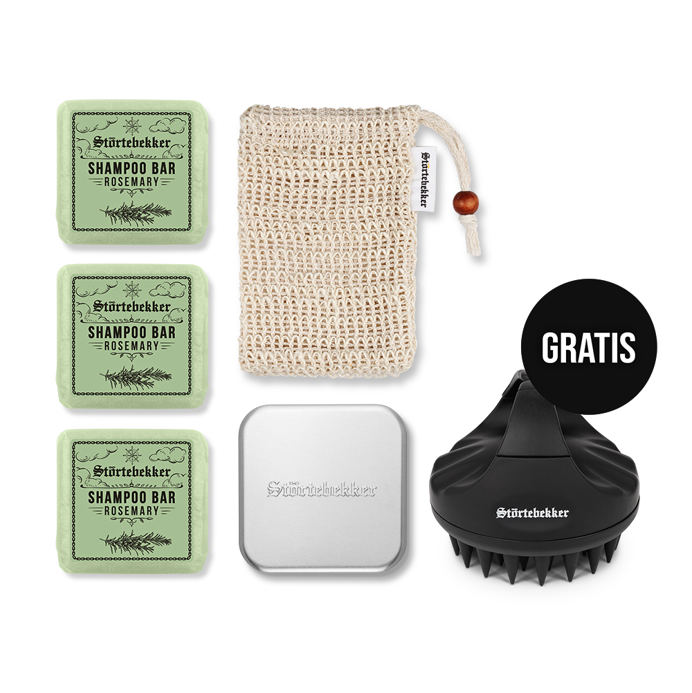 Premium Shower Set - Hair incl. Scalp Brush