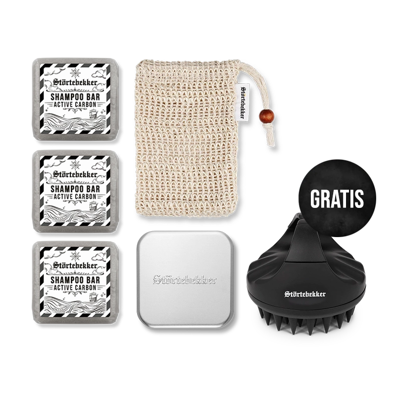 Premium Duschset - Hair inkl. GRATIS Scalp Brush