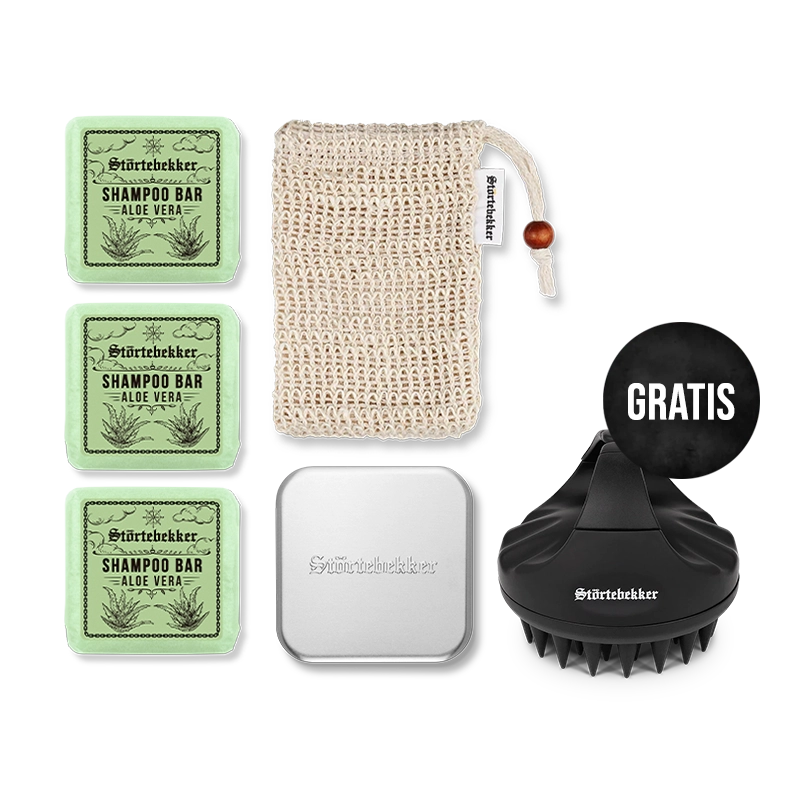 Premium Duschset - Hair inkl. GRATIS Scalp Brush