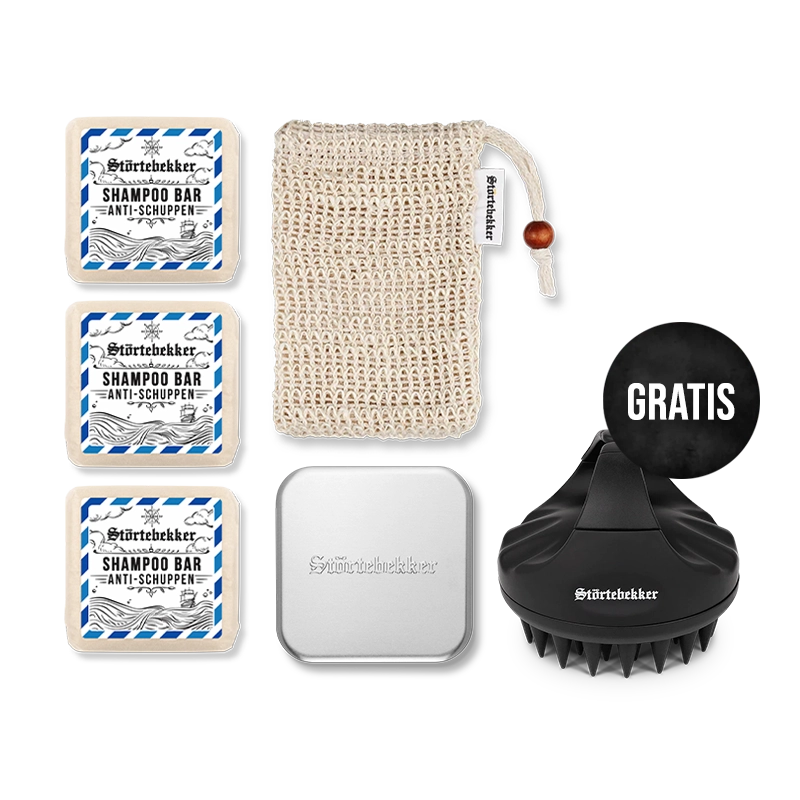 Premium Shower Set - Hair incl. Scalp Brush