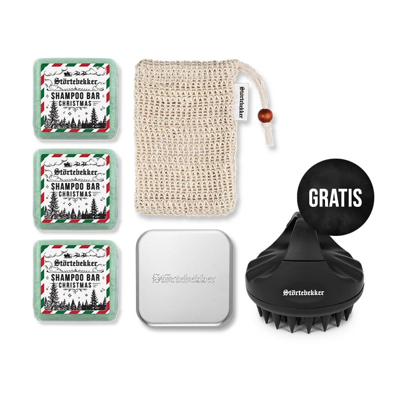 Premium Duschset - Hair inkl. GRATIS Scalp Brush