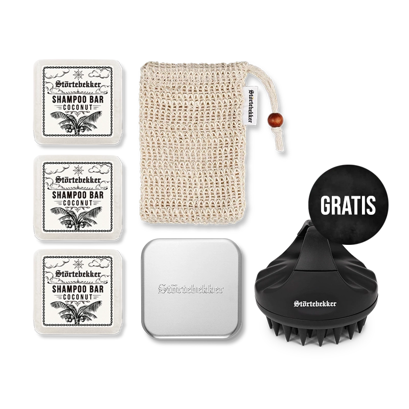Premium Shower Set - Hair incl. Scalp Brush