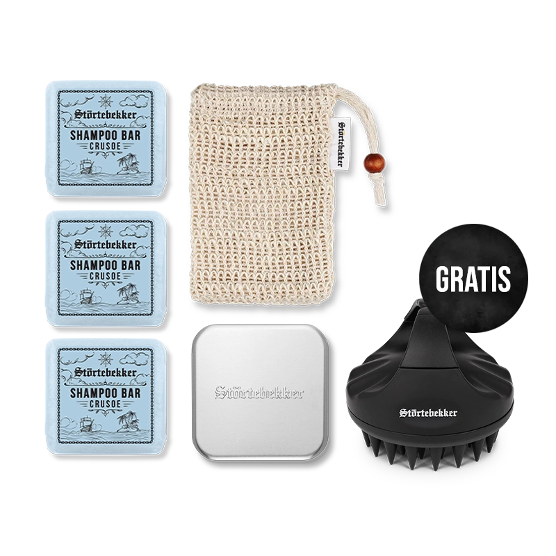 Premium Duschset - Hair inkl. GRATIS Scalp Brush