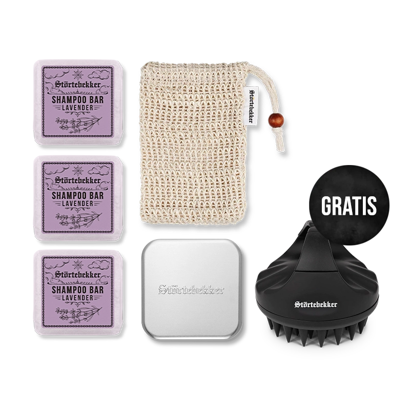 Premium Duschset - Hair inkl. GRATIS Scalp Brush