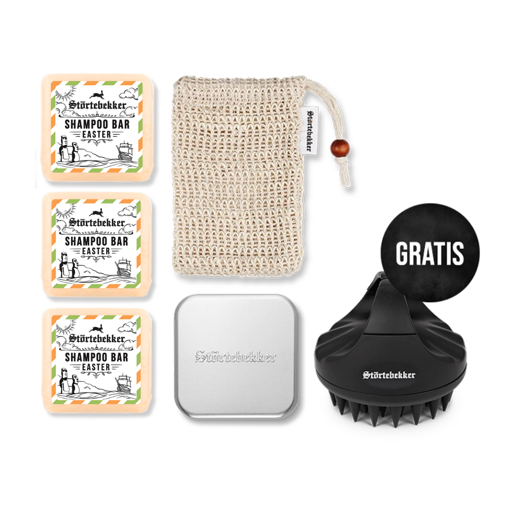 Premium Shower Set - Hair incl. Scalp Brush