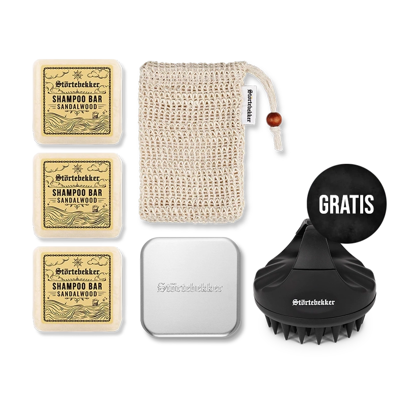 Premium Shower Set - Hair incl. Scalp Brush