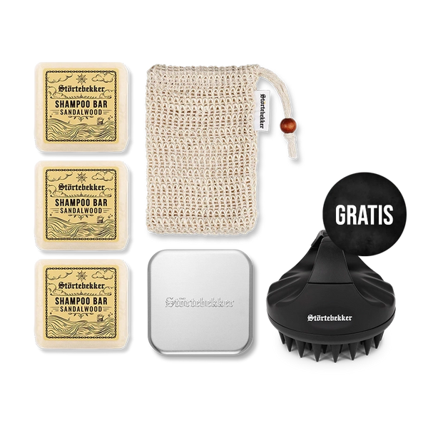 Premium Duschset - Hair inkl. GRATIS Scalp Brush