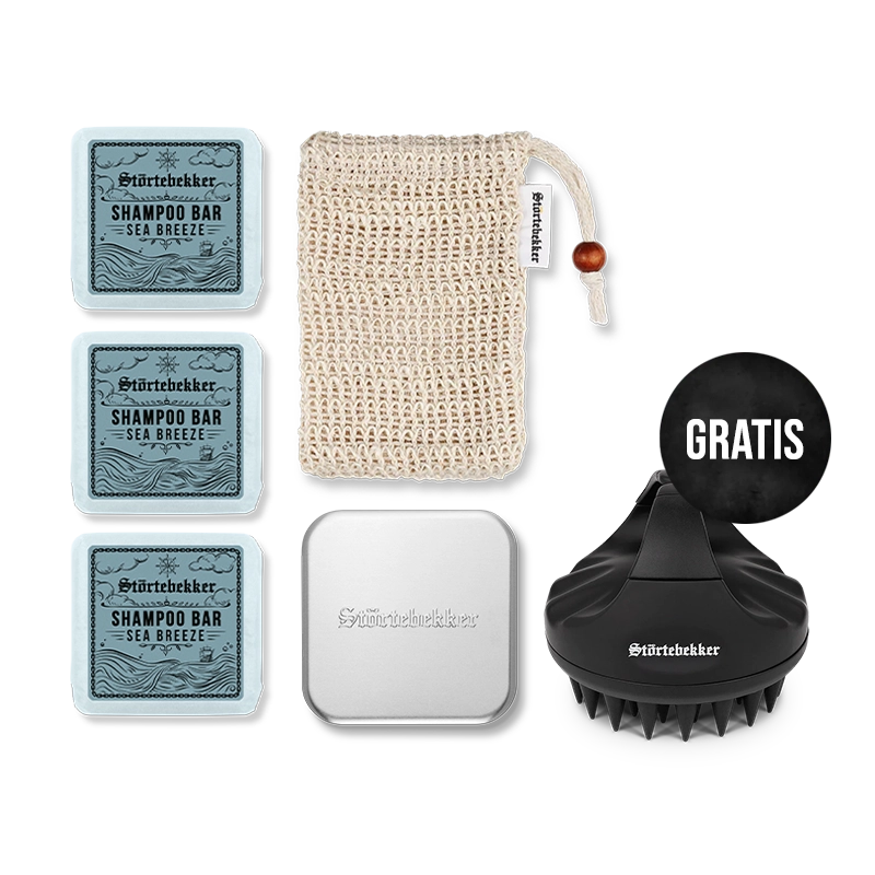 Premium Duschset - Hair inkl. GRATIS Scalp Brush