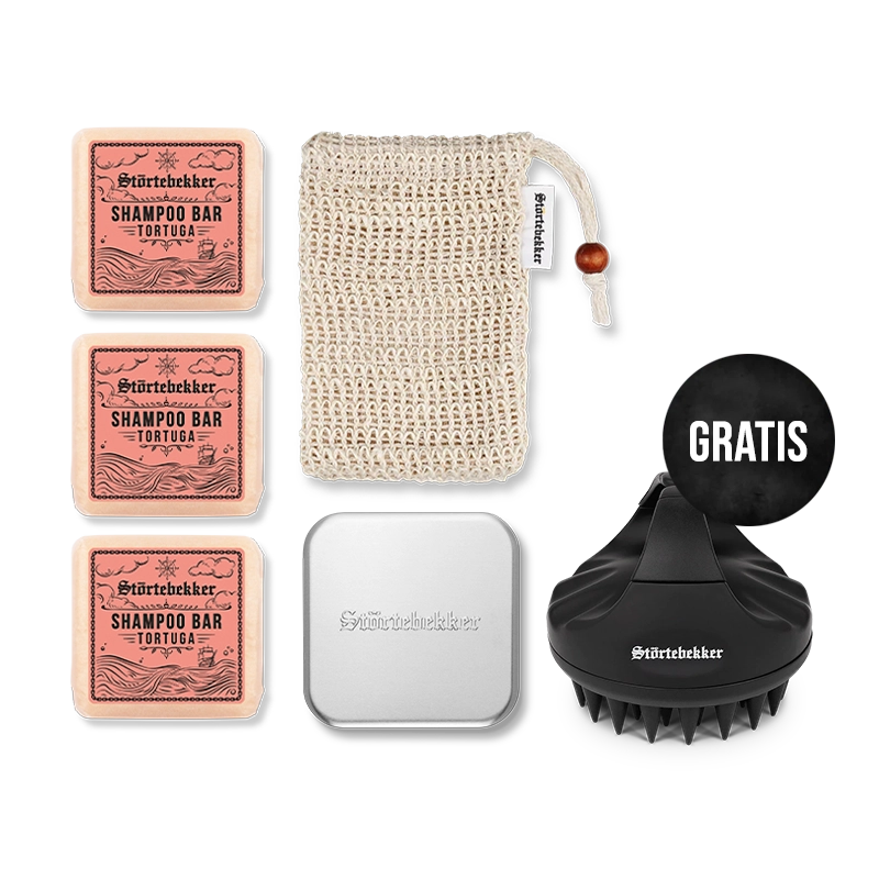 Premium Duschset - Hair inkl. GRATIS Scalp Brush