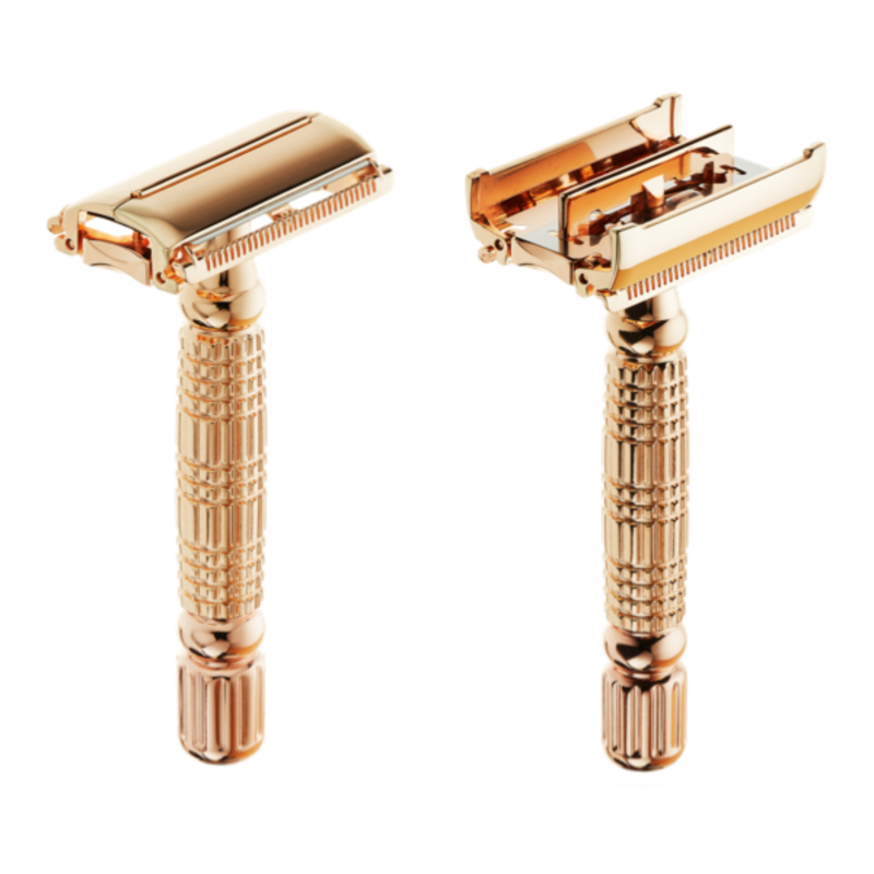 Rise ‘n’ Shine Shaving Set - Rasierhobel Rosé - Gold