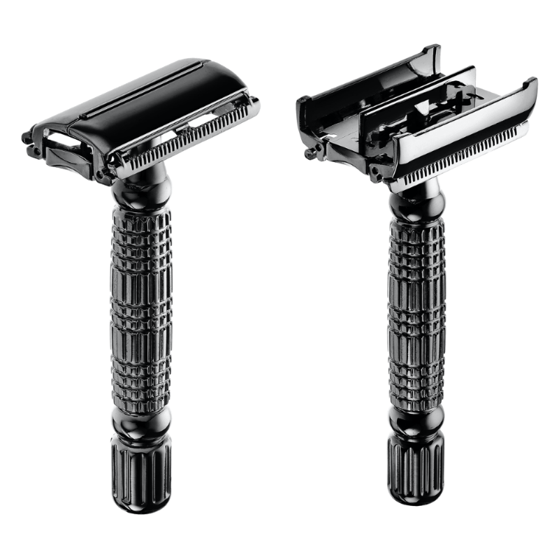 Shower & Shave Essential Set - Safety Razor Black