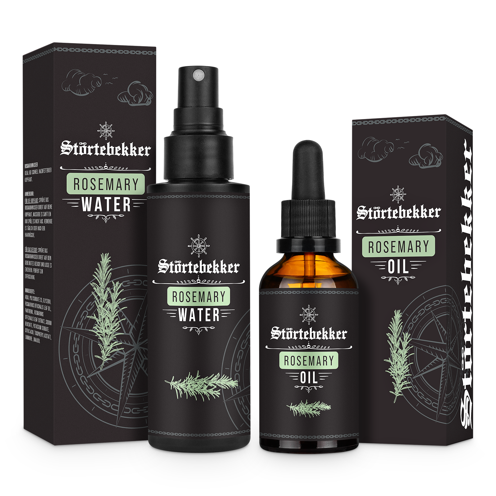 Störtebekker Rosmarinöl und -wasser Set Online kaufen • Haarpflege und Haarstyling Produkte von Störtebekker