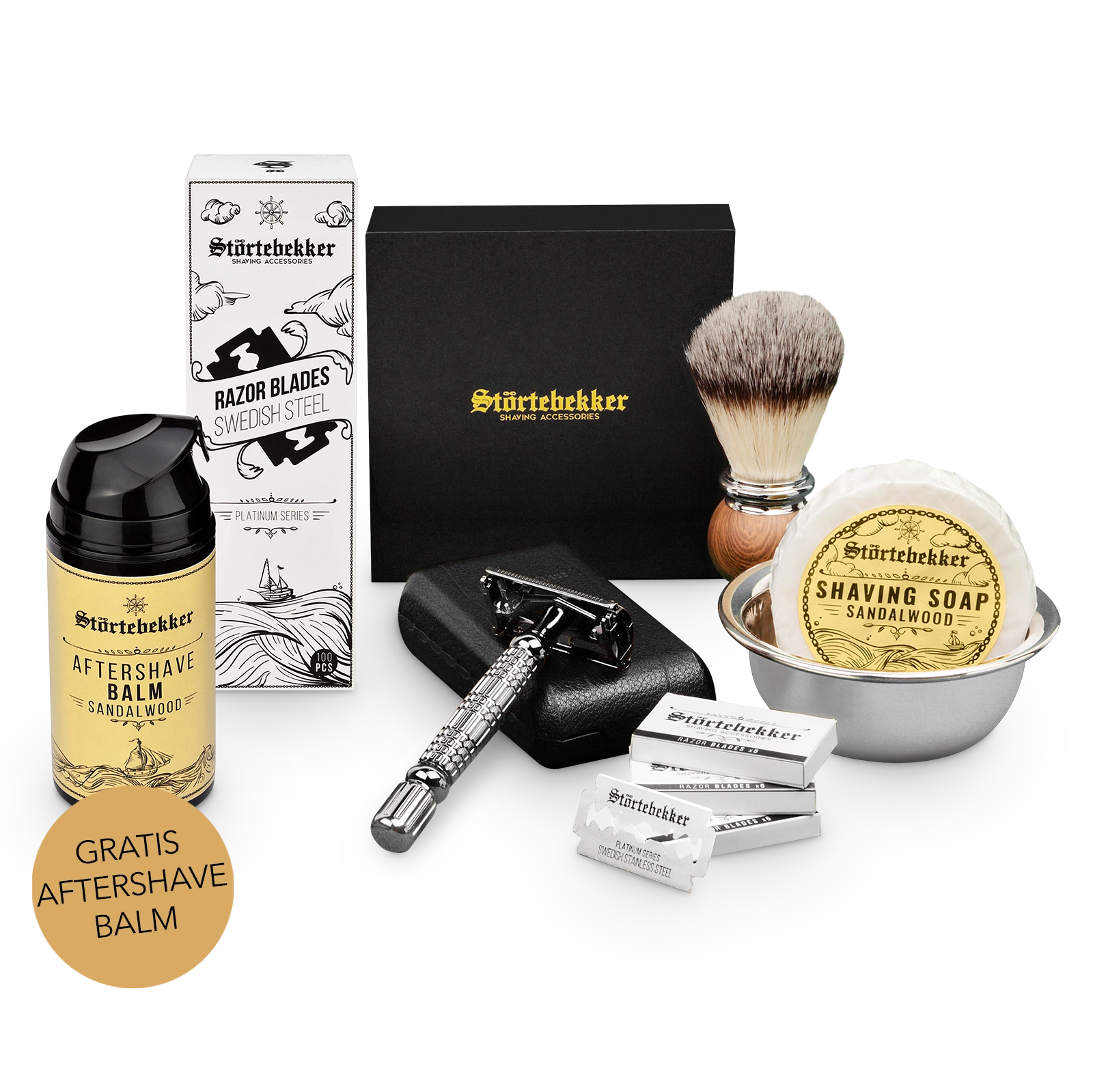 Anti Skin-Irritation Set Premium + Free Aftershave