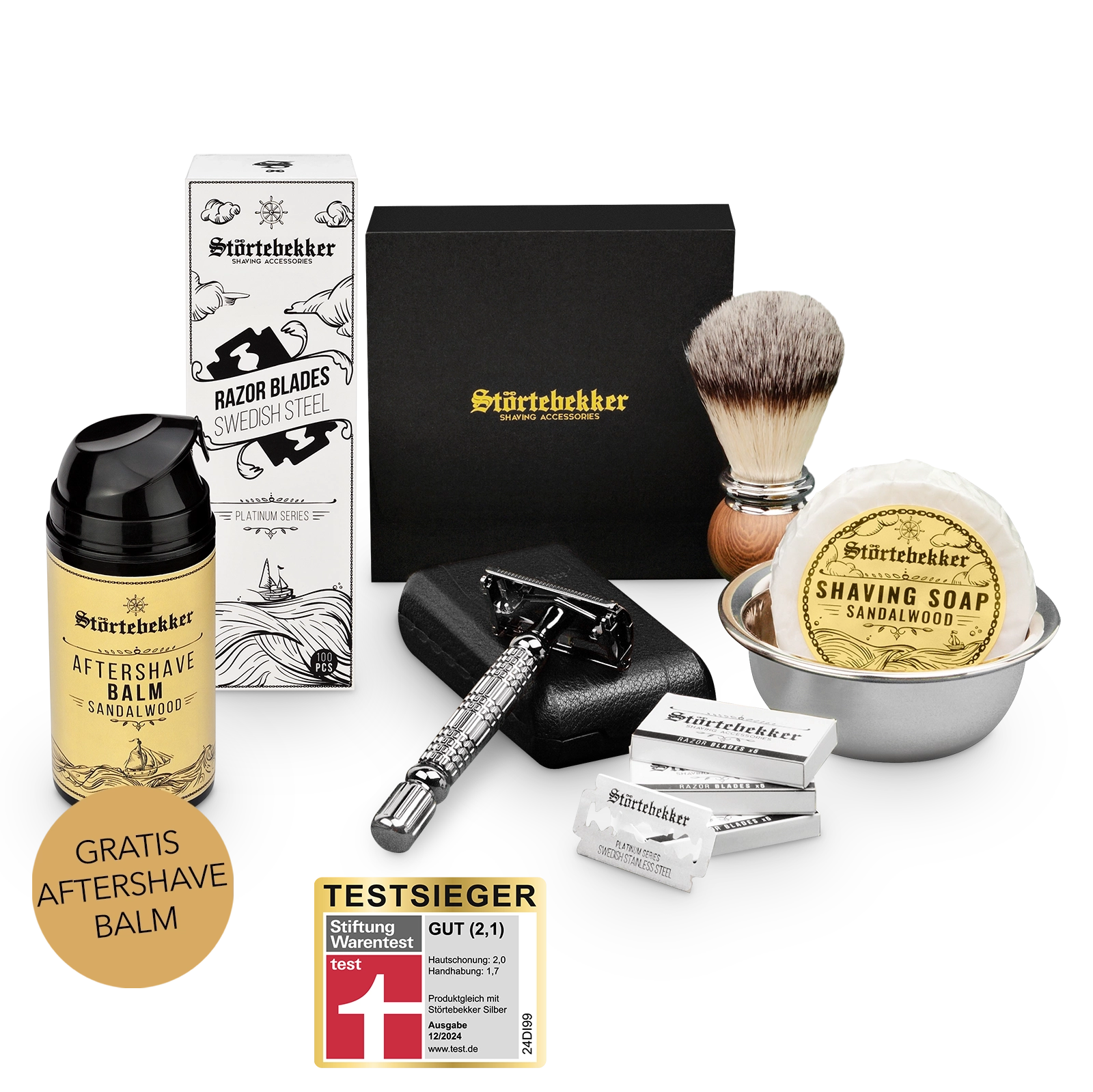 Anti Hautirritationen Set Premium + Gratis Aftershave