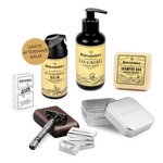 Shower & Shave Essential Set - Safety Razor Black