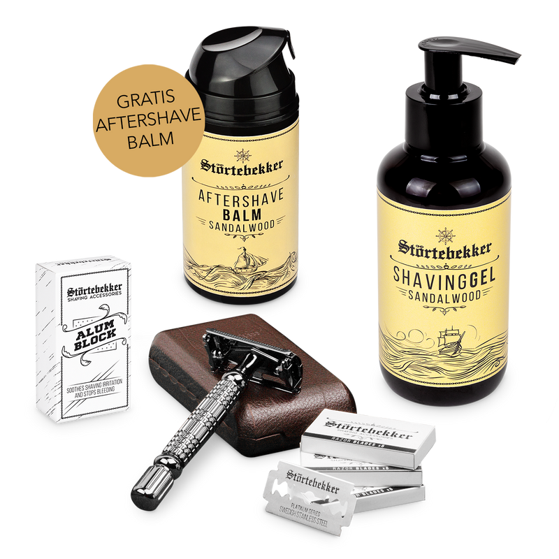 Rise 'n' Shine Shaving Set - Safety Razor Black