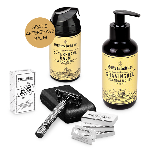 Rise 'n' Shine Shaving Set - Safety Razor Black