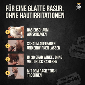 Rasierhobel 'Hamburg' Schwarz