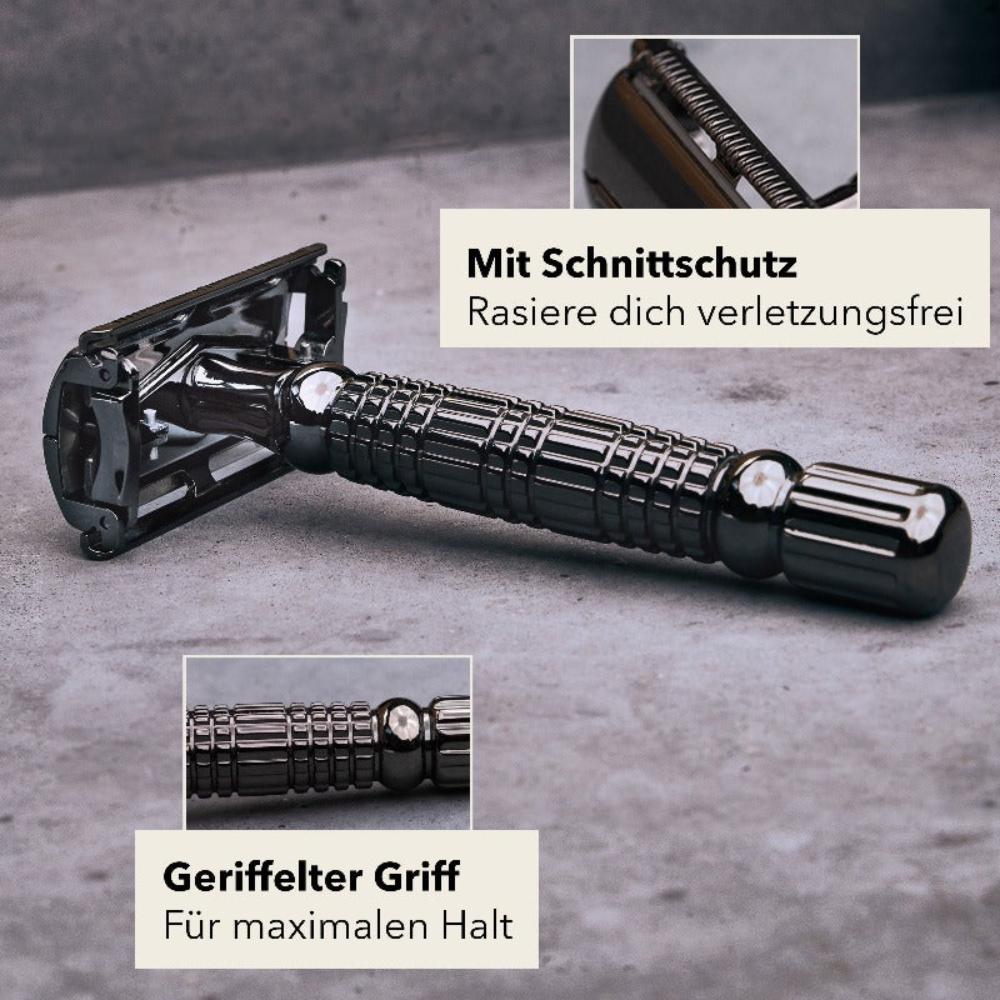 Rasierset - Rasierhobel Schwarz