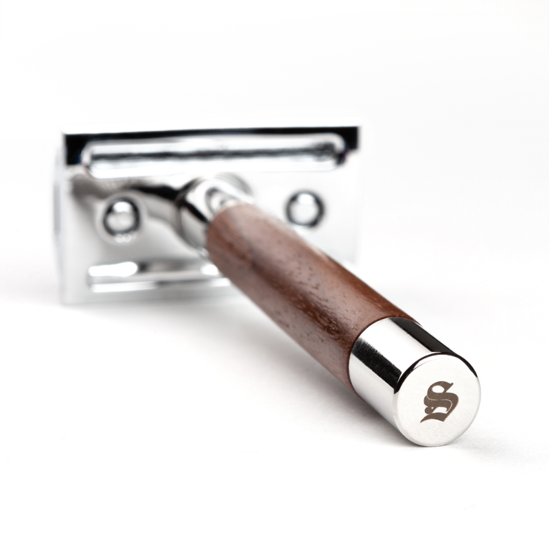 Safety Razor Solingen Walnut - Set